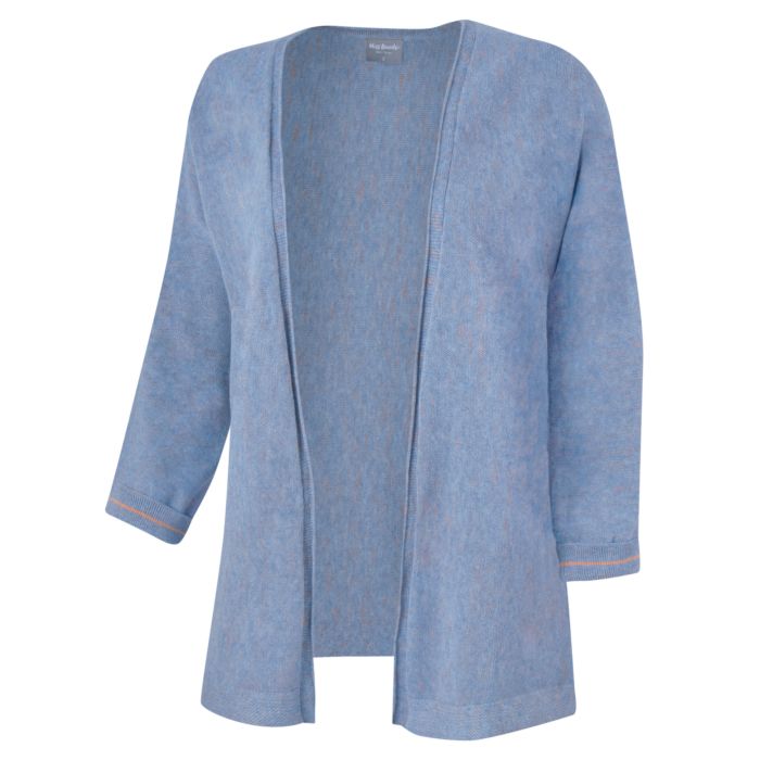 Image of Miss Beverly Lockerer 2/3 Arm-Cardigan melangé, blau meliert bei Lehner Versand Schweiz