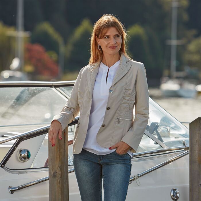 Blazer mit Raffung