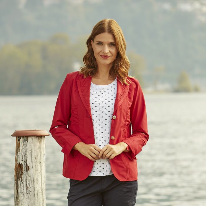 Blazer mit Raffung