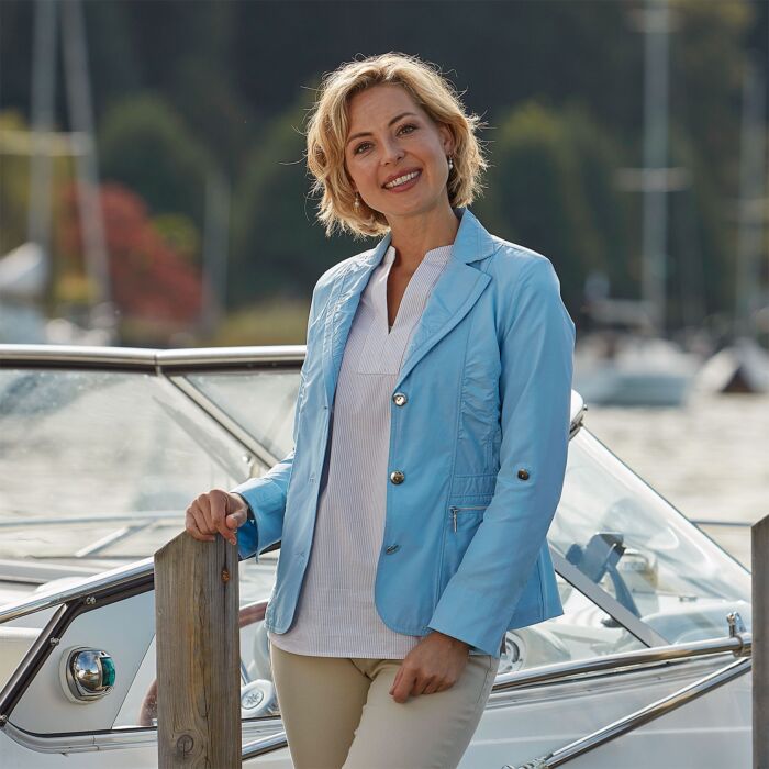 Blazer mit Raffung