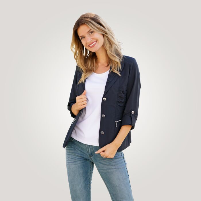 Blazer mit Raffung