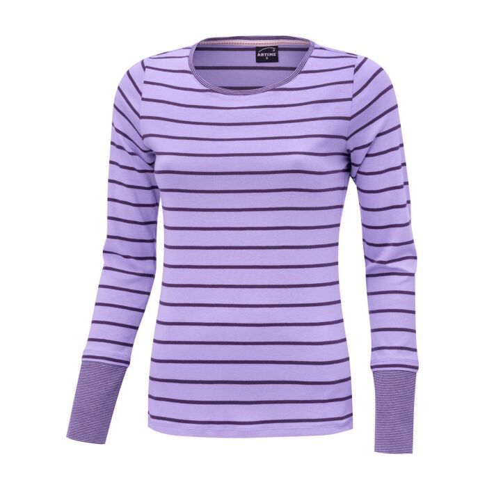 Shirt rayé à manches longues