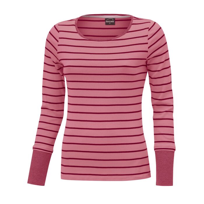 Shirt rayé à manches longues