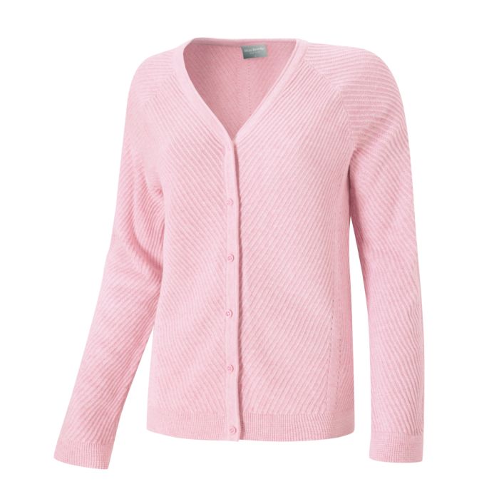 Image of Miss Beverly Cardigan mit dekorativem Strickmuster, rosa, XXL bei Lehner Versand Schweiz