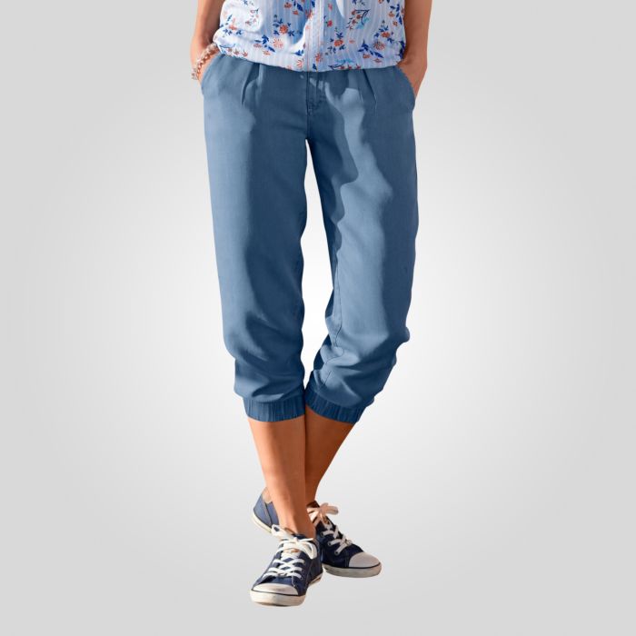 GXYANiaoy Damen Caprihose Sommer - Leichte Baumwollhose In Vielen Farben