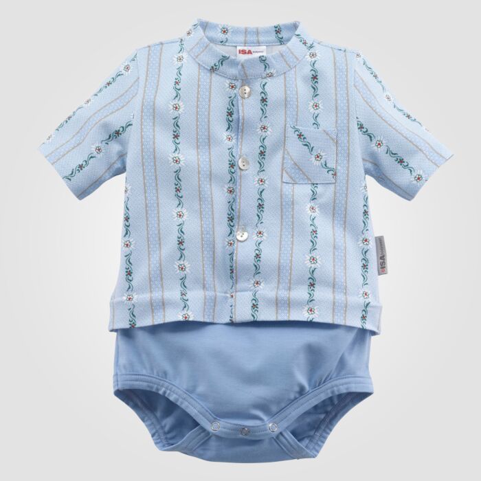 ISA Baby Body Edelweiss mit Brusttasche
