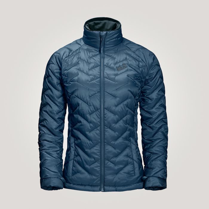 Image of Jack Wolfskin Damen Steppjacke Icy creek, dunkelblau bei Lehner Versand Schweiz