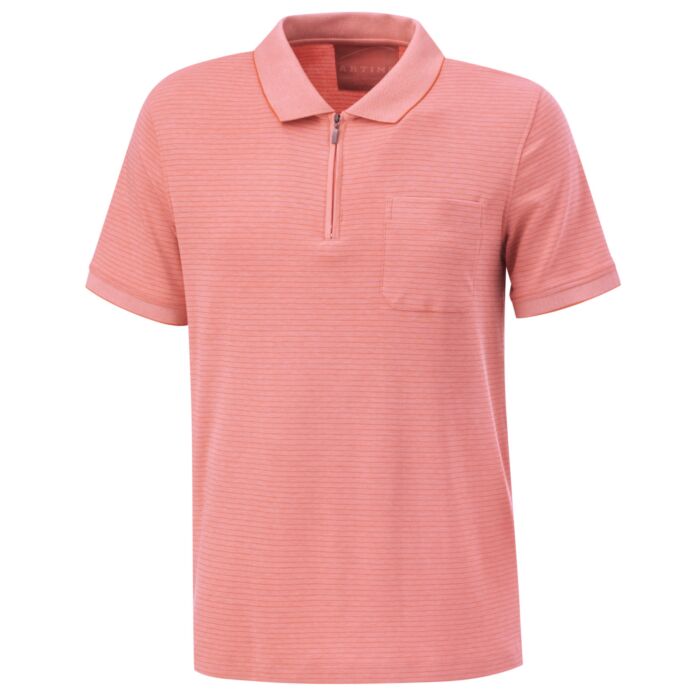Poloshirt Herren mit Reissverschluss