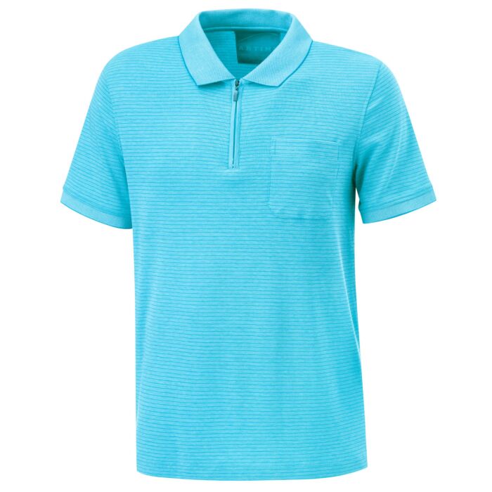 Poloshirt Herren mit Reissverschluss