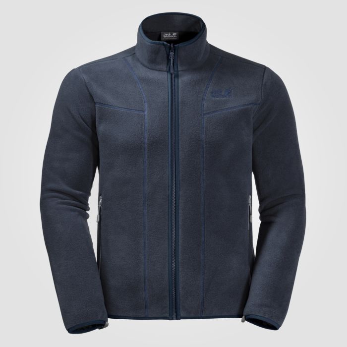 Image of Jack Wolfskin Herren Fleecejacke Moonshine Track, marine bei Lehner Versand Schweiz