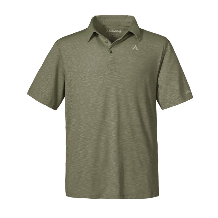 Image of Schöffel Herren Polo Shirt Izmir1, dunkeloliv, 56 bei Lehner Versand Schweiz