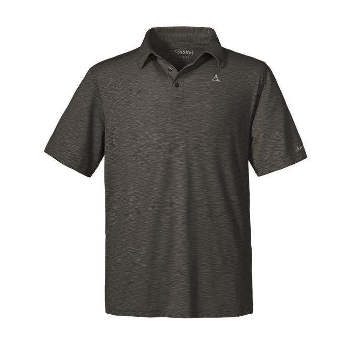 Image of Schöffel Herren Polo Shirt Izmir1, anthrazit meliert, 56 bei Lehner Versand Schweiz
