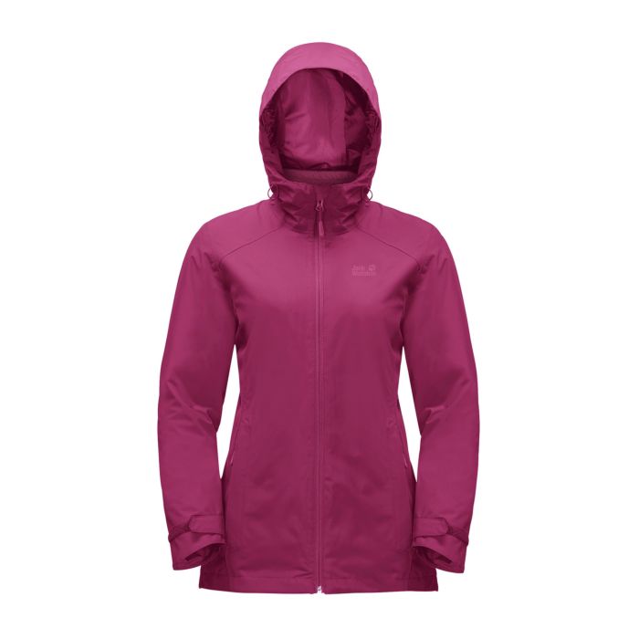 Image of Jack Wolfskin 3-in-1 Outdoorjacke Damen Nordland, raspberry bei Lehner Versand Schweiz