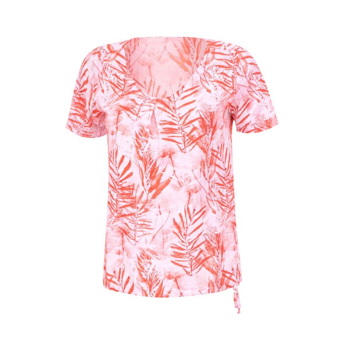Bedrucktes V-Neck T-Shirt main product photo