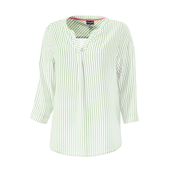 Image of Artime Gestreifte Tunika Bluse, kiwi, XXL bei Lehner Versand Schweiz