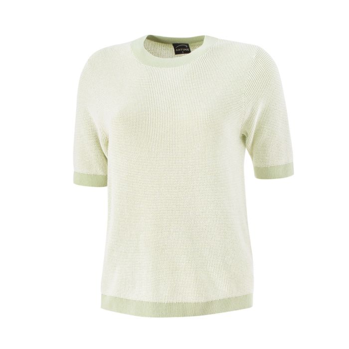 Image of Artime Kurzarmpullover mit Struktur, kiwi, XXL bei Lehner Versand Schweiz
