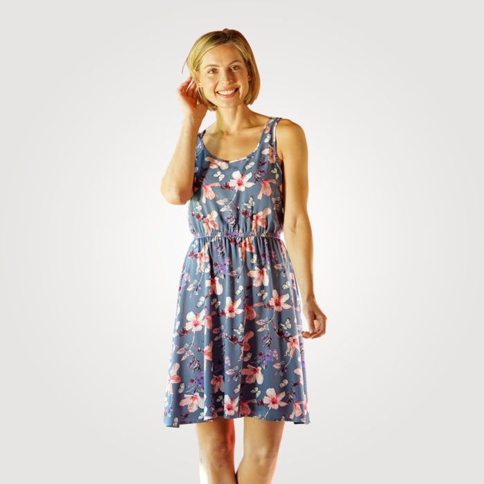 Robe estivale à motif fleuri main product photo