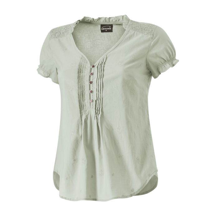 Image of Artime Sommerliche Bluse mit gezügelten Ärmeln, mint, XL bei Lehner Versand Schweiz