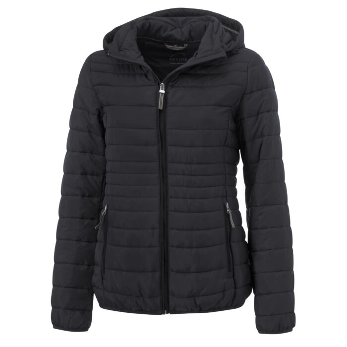 Steppjacke mit abnehmbarer Kapuze