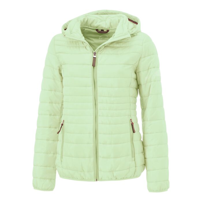 Steppjacke mit abnehmbarer Kapuze