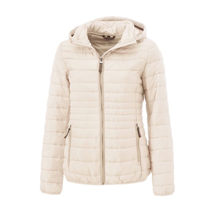 Steppjacke mit abnehmbarer Kapuze