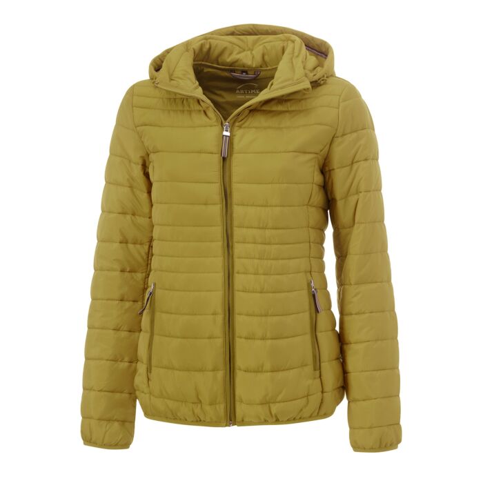 Steppjacke mit abnehmbarer Kapuze