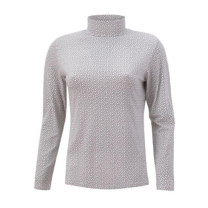 Image of Artime Bedrucktes Rollkragenshirt mit Viscose, offwhite, XXL bei Lehner Versand Schweiz