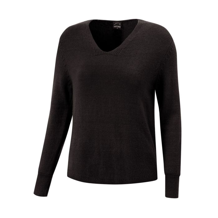 Image of Artime Kuscheliger Pullover im Wohlfühl-Style, schwarz, XL bei Lehner Versand Schweiz
