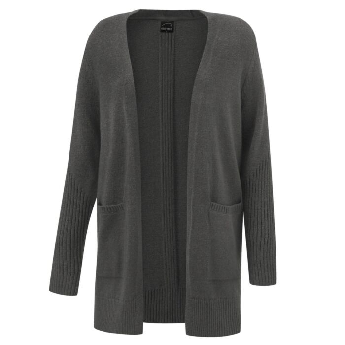 Longcardigan mit Ripp-Effekt main product photo