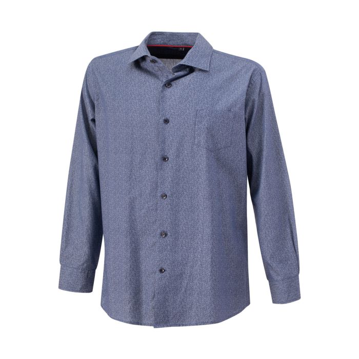 Image of Artime Bügelfreies Hemd mit Muster, dunkelblau, 37/38 bei Lehner Versand Schweiz