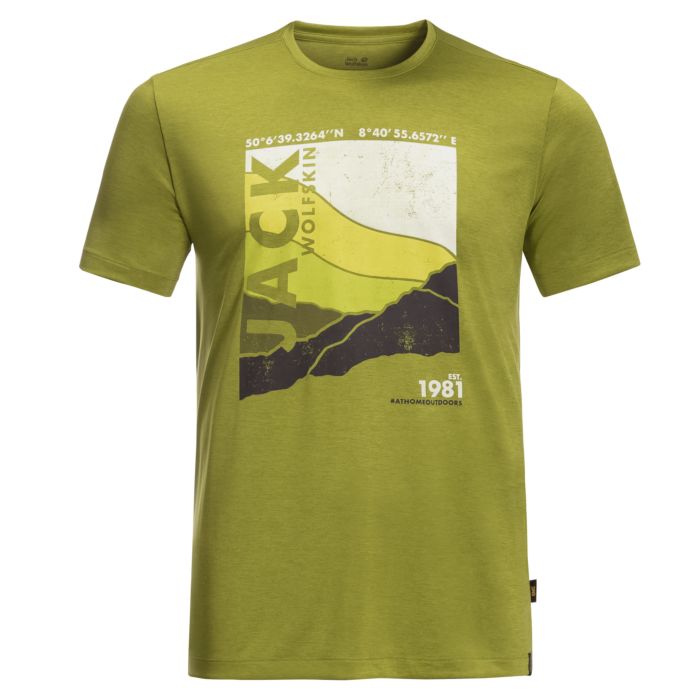 Image of Jack Wolfskin Herren T-Shirt, kiwi, M bei Lehner Versand Schweiz