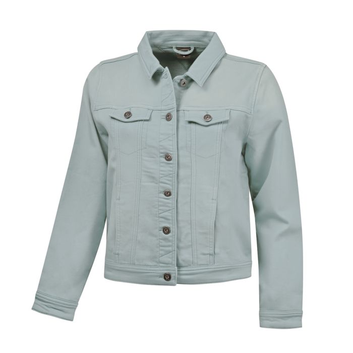 Image of Artime Leichte Damen-Sweat-Jeansjacke, petrolgrün, XL bei Lehner Versand Schweiz