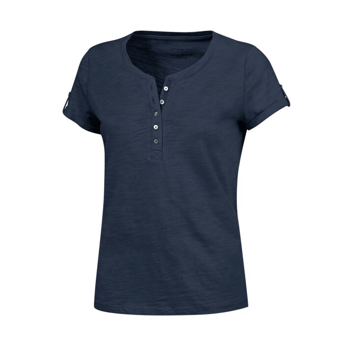 T-shirt à patte de boutonnage