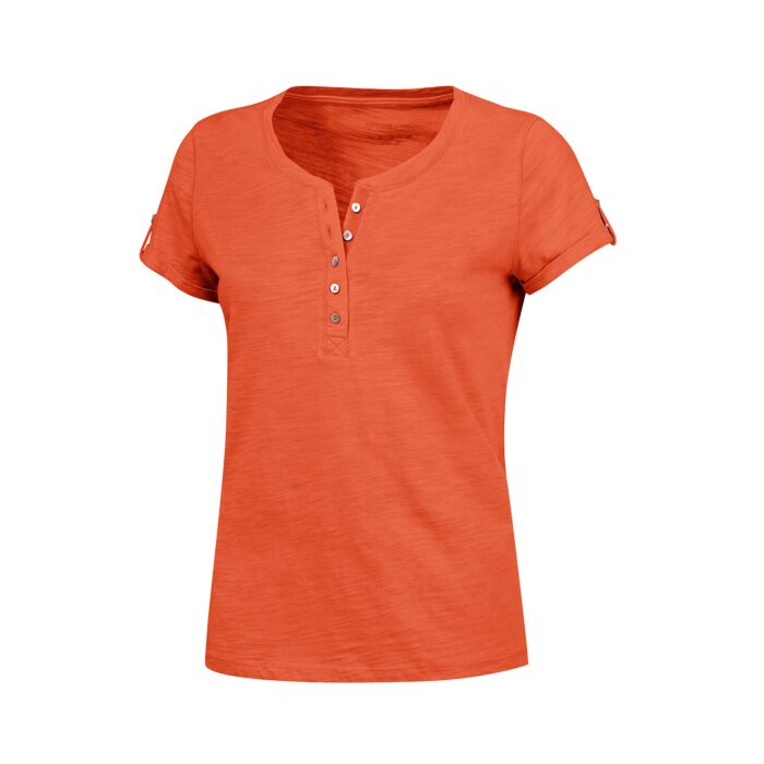 T-Shirt mit Knopfleiste