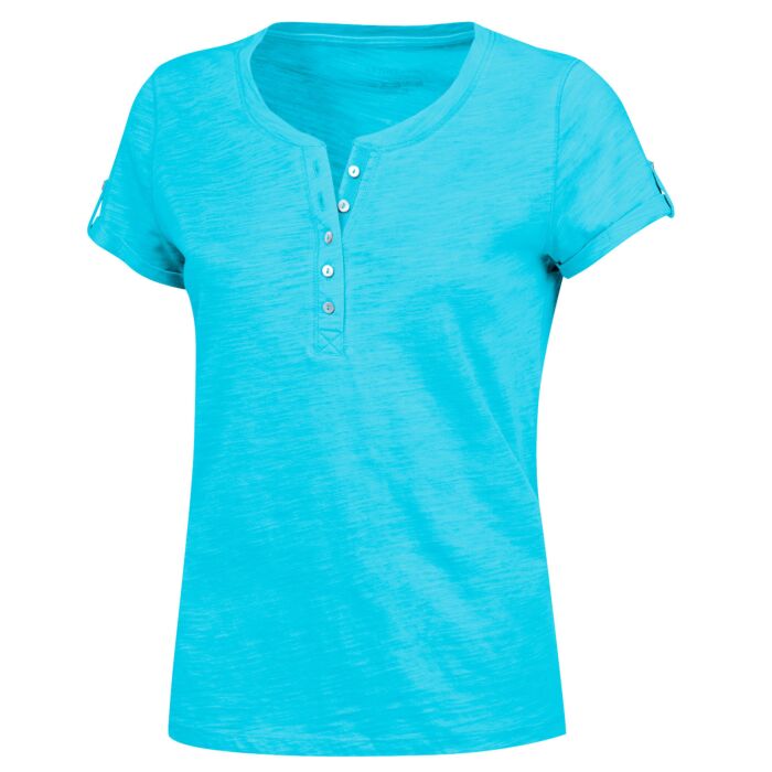 T-Shirt mit Knopfleiste