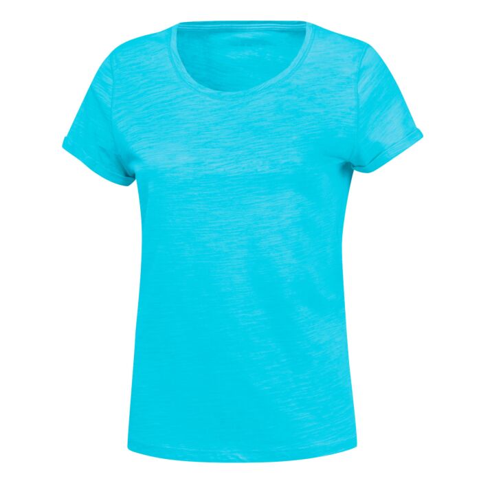 T-shirt basique, aspect fil flammé