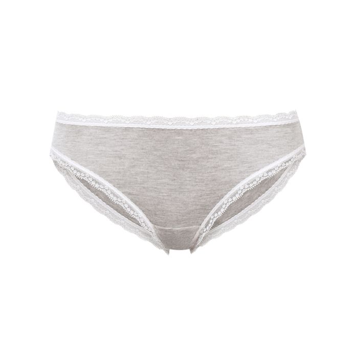 Image of Damen Slip Bambus, grau meliert, 40 bei Lehner Versand Schweiz