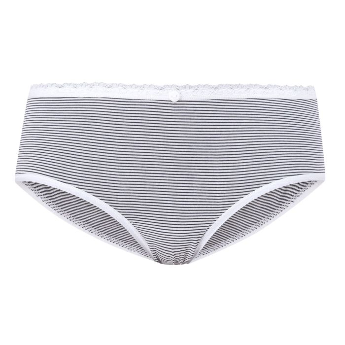 Image of Damen Panty aus Bambus-Material, marine-weiss, 40 bei Lehner Versand Schweiz