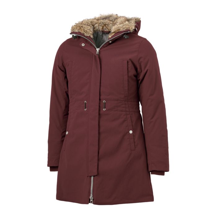 Image of Artime Parka mit Kunstfell-Kapuze, weinrot, Xxxl bei Lehner Versand Schweiz