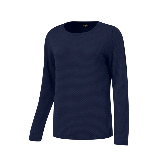 Image of Artime Pullover in Waffeloptik, dunkelblau, XXL bei Lehner Versand Schweiz