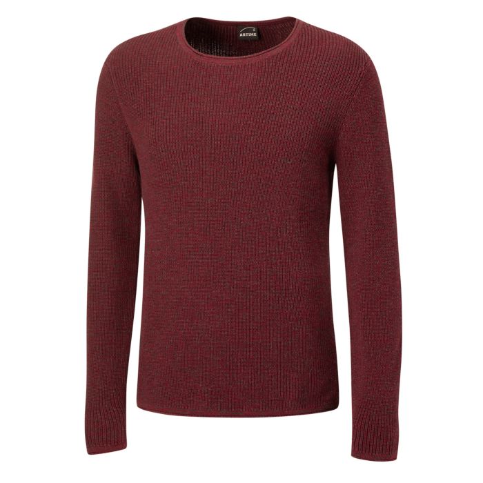 Image of Artime Pullover Herren meliert, bordeaux meliert, XXL bei Lehner Versand Schweiz