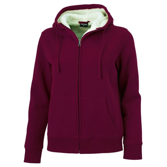 Sweatjacke mit Teddyfleece main product photo