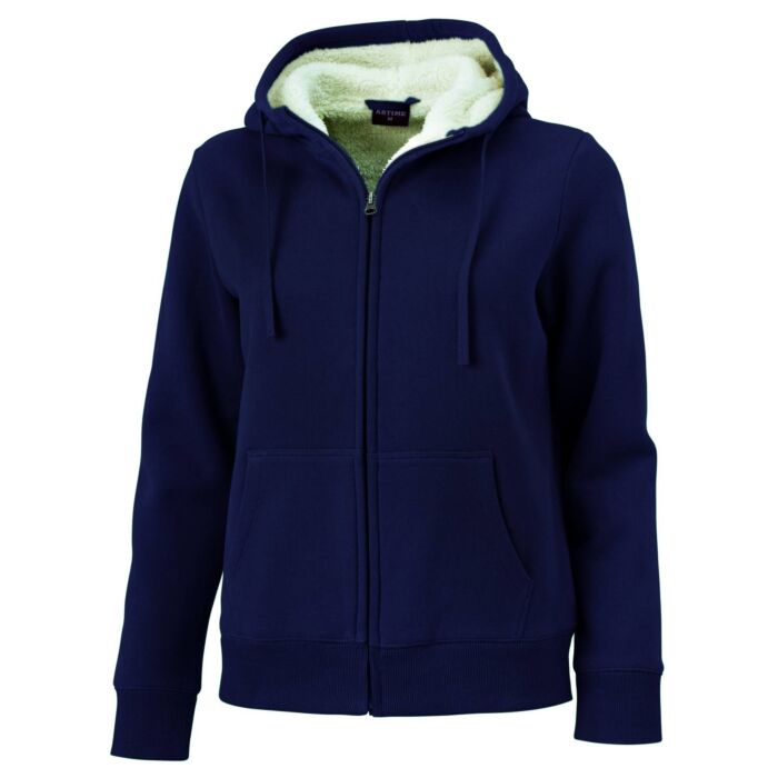 Sweatjacke mit Teddyfleece