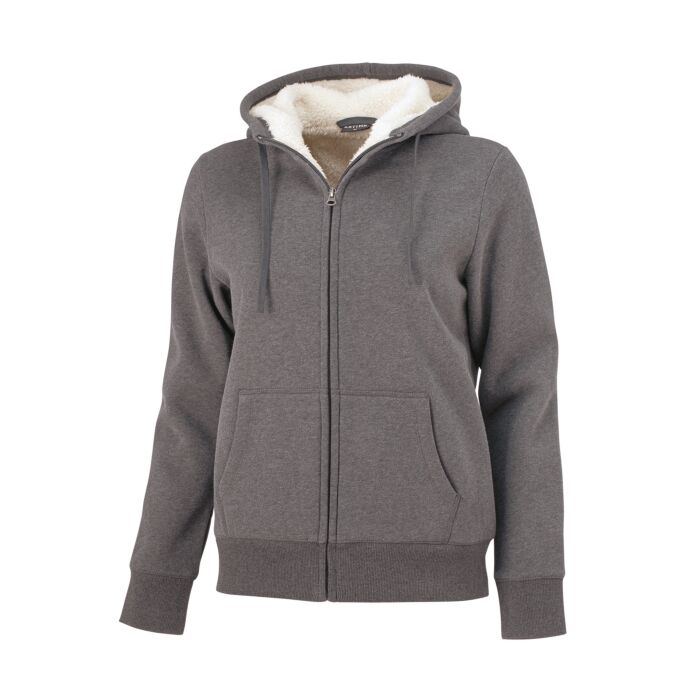 Sweatjacke mit Teddyfleece