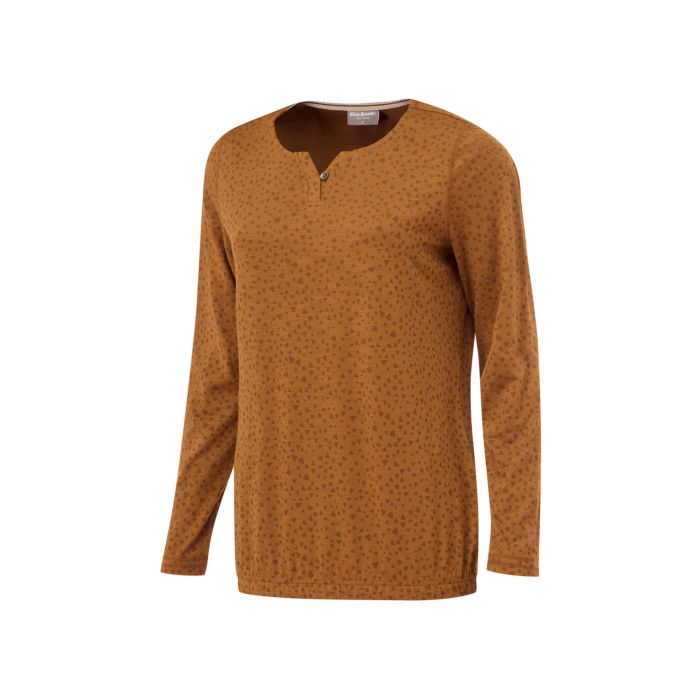 Image of Miss Beverly Langarm Shirt mit Elastbund, camel bei Lehner Versand Schweiz