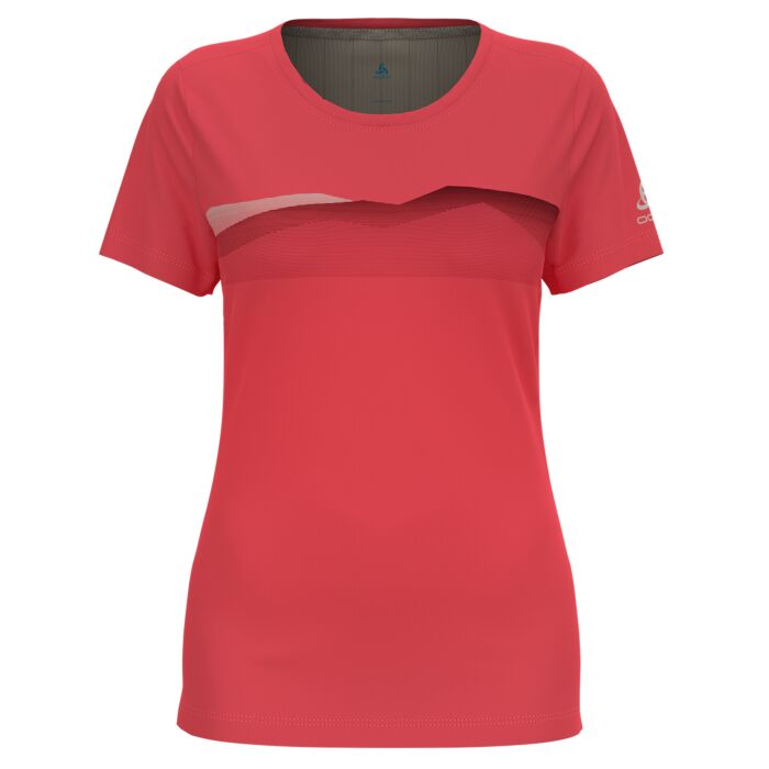 Odlo F–Dry Ridgeline Print T-Shirt mit tailliertem Schnitt