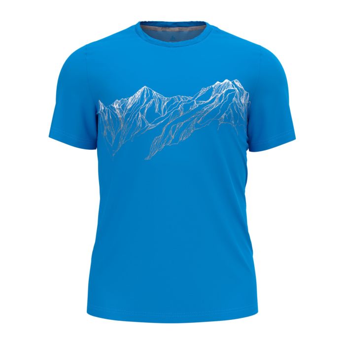 Image of Odlo F–Dry Print T-Shirt, hellblau, XL bei Lehner Versand Schweiz
