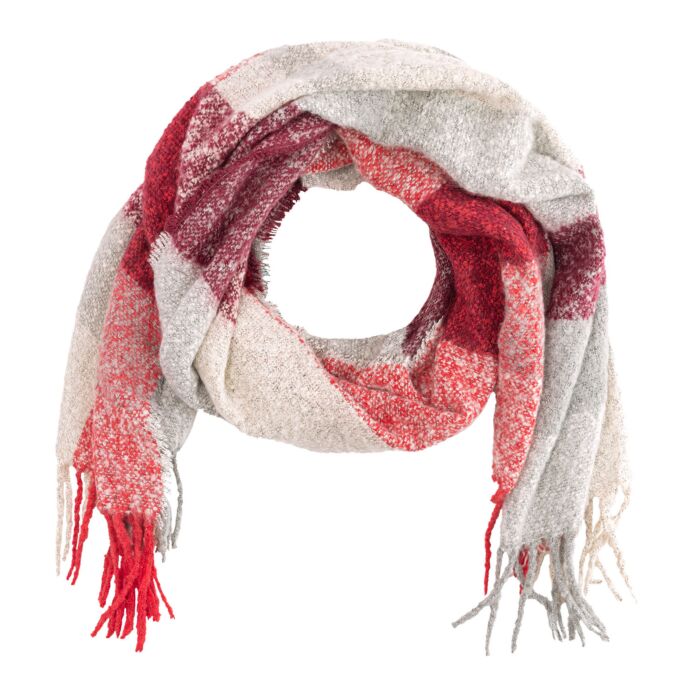 Écharpe tissée en matière recyclée main product photo
