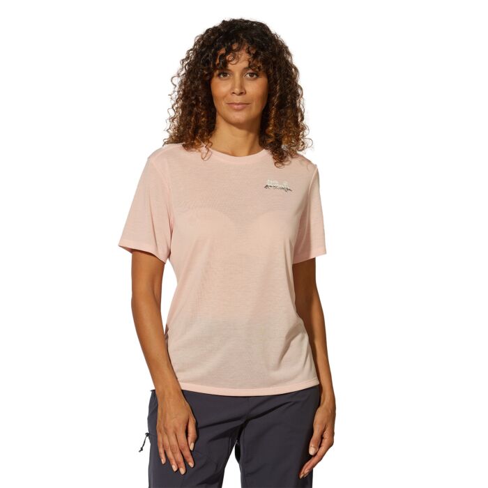 T-shirt pour dames Jack Wolfskin VONNAN GRAPHIC T