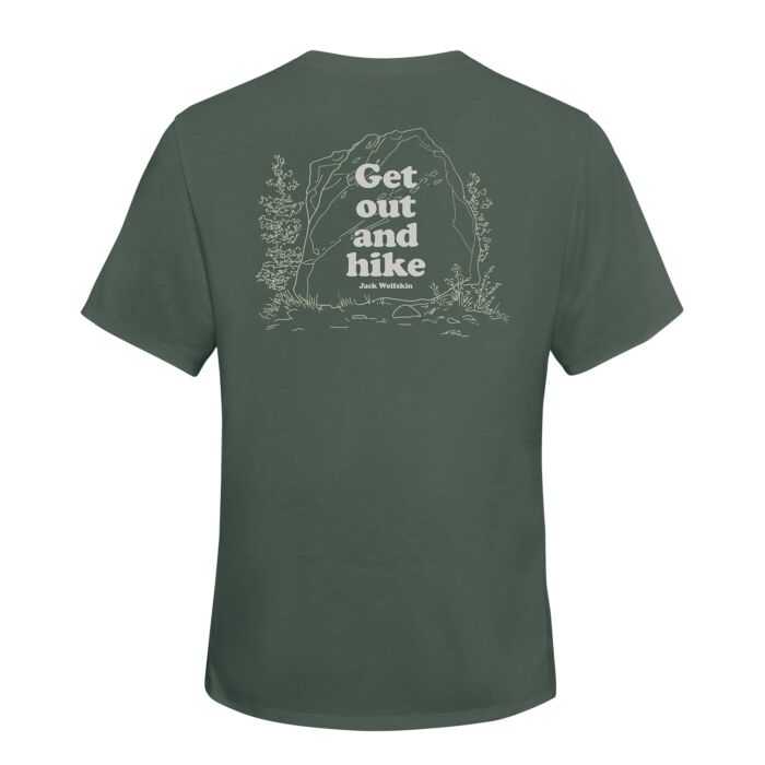 T-shirt pour dames Jack Wolfskin VONNAN GRAPHIC T